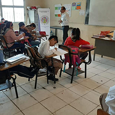 imagen Difusión y Divulgación de los Derechos Humanos, dirigido a los alumnos de la Escuela Primaria Luis Donaldo Colosio Murrieta