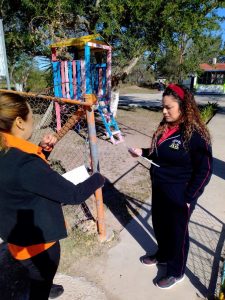 El personal de la Tercera Visitaduria General acudió al Ejido Santana, así como a oficinas del sector educativo, Instituto de Atención a Victimas del Delito y Sistema DIF.