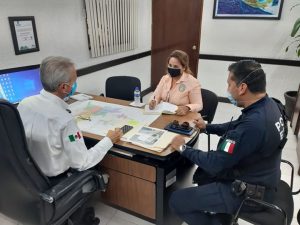 imagen Personal de la Codhet llevó acabo reunión con el Secretario del Ayuntamiento y Coordinación de Seguridad Pública.