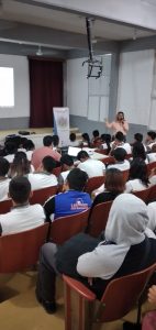 imagen Capacitación a los alumnos del CBTIS 98 de Xicotencalt, con el tema «La Trata de Personas «.