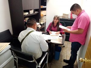 imagen Personal llevó acabo notificaciones para la integración de quejas atendidas por esta Delegación