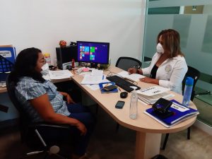 imagen Reunión con la Lic. Grisela Morales Guzmán, Jefa del Departamento de Atención a Víctimas