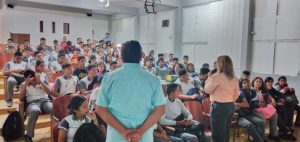 imagen Capacitación a los alumnos del CBTIS 98 de Xicotencalt, con el tema «La Trata de Personas «.