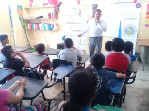 imagen Acudimos a la Escuela Primaria «Josefa Ortiz de Domínguez » con el tema Los Derechos de la Niñez