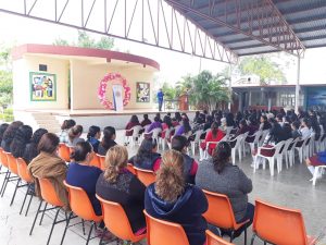 imagen Impartimos la plática «Los Derechos Humanos y la Mujer»,en la Escuela Secundaria Técnica No. 38 de Xicotencalt, Tamaulipas