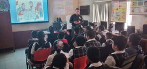 imagen Capacitación a los alumnos de la Escuela Primaria «Carmen Serdán», con el tema «Los derechos de la niñez»