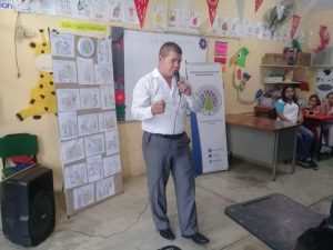 imagen Acudimos a la Escuela Primaria «Josefa Ortiz de Domínguez » con el tema Los Derechos de la Niñez