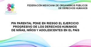 imagen Pronunciamiento Pin Parental