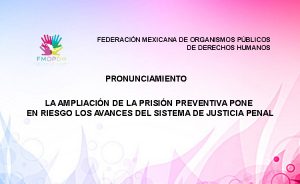 imagen Pronunciamiento de la ampliación de la prisión preventiva