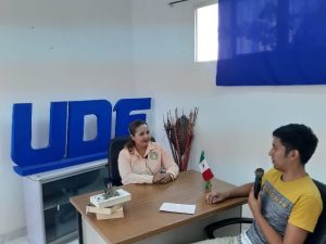 imagen La Delegada Regional Mante, sostuvo una plática sobre Derechos humanos con Personal de la Universidad del Desarrollo Emprendedor.