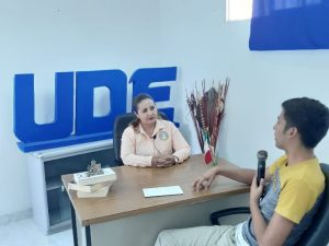 imagen La Delegada Regional Mante, sostuvo una plática sobre Derechos humanos con Personal de la Universidad del Desarrollo Emprendedor.