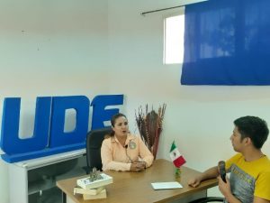 imagen La Delegada Regional Mante, sostuvo una plática sobre Derechos humanos con Personal de la Universidad del Desarrollo Emprendedor.