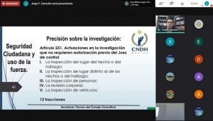 imagen La Codhet coordinó capacitación dirigida al Personal de la Secretaría de Seguridad Pública