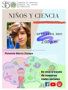 imagen conferencia niños y ciencia