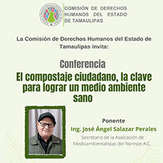 Conferencia “El compostaje ciudadano, la clave para lograr un medio ambiente sano”