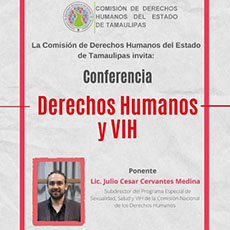 Conferencia “Derechos Humanos y VIH”